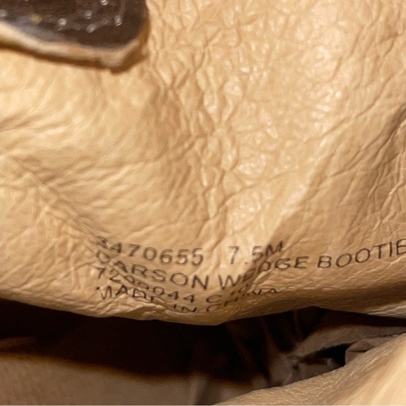 Frye Carson Wedge Boots Women Size 7.5 - Picture 8 of 8